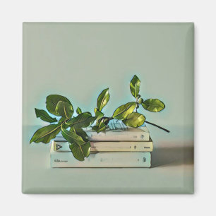 Librarian birthday gift magnet