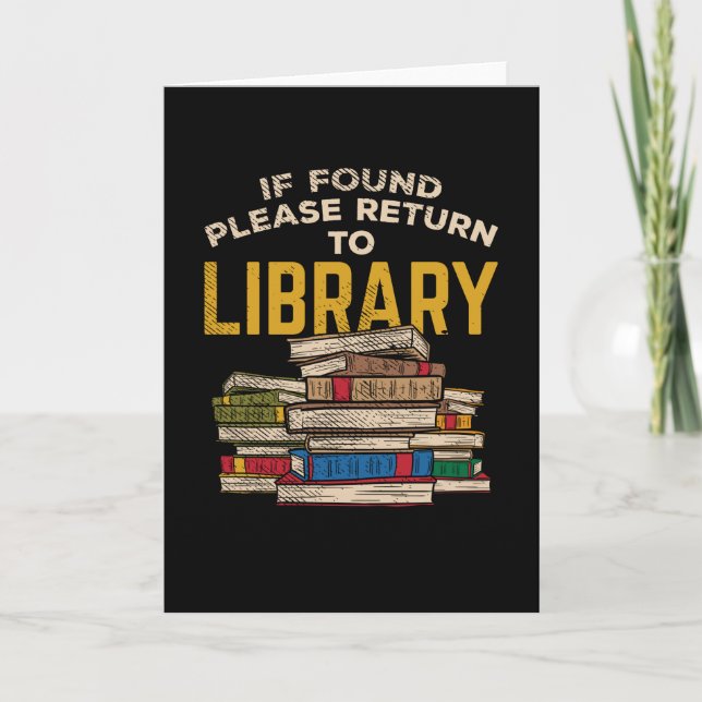 Librarian Books Gift Card (Front)