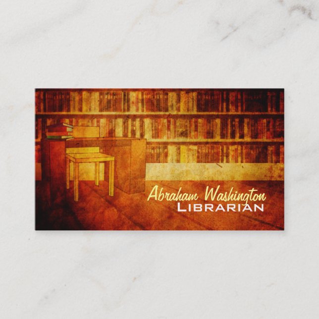 Librarian Business Cards (Front)