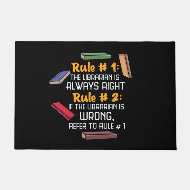 Librarian Doormat (Front)