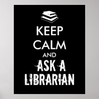Librarian Gifts Keep Calm Ask a Librarian Custom