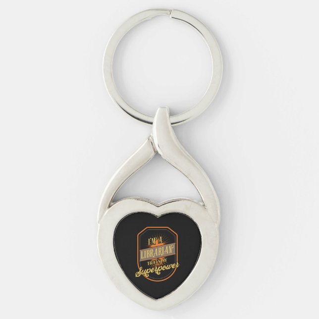 Librarian Key Ring (Front)