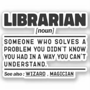 Librarian Noun Definition Reading Lover Funny