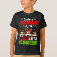 Librarian Of The Cutest Reindeers Christmas School