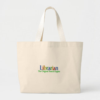 Librarian Original Search Engine Large Tote Bag