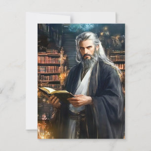 Librarian Postcard