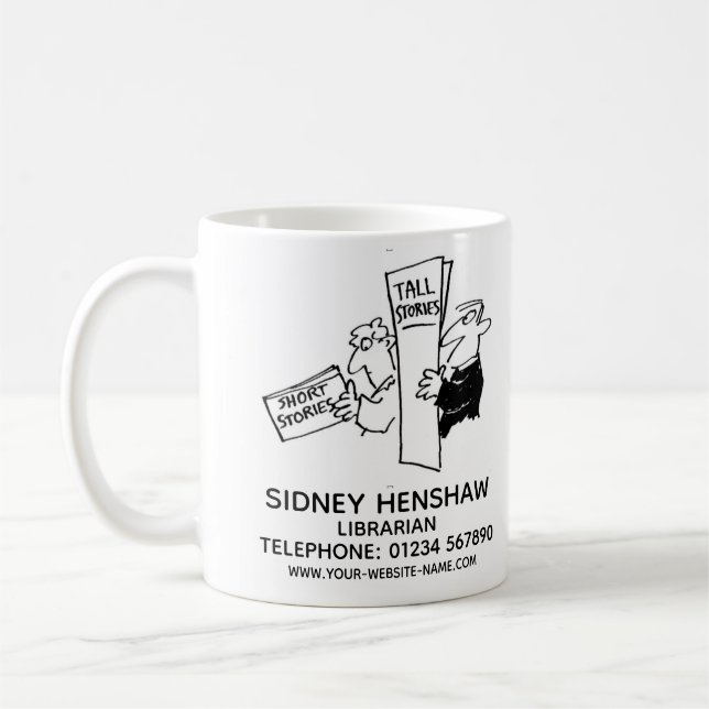 Librarian Promotional Coffee Mug (Left)