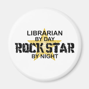 Librarian Rock Star by Night Magnet
