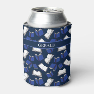 Librarian School Teacher and Bookworm Books Design Can Cooler