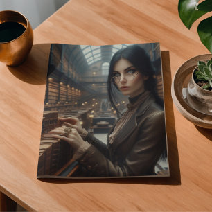 Librarian Steampunk Vintage Victorian Lady  Tissue Paper