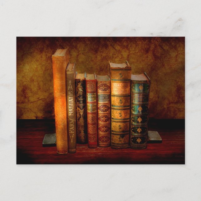 Librarian - Writer - Antiquarian books Postcard (Front)