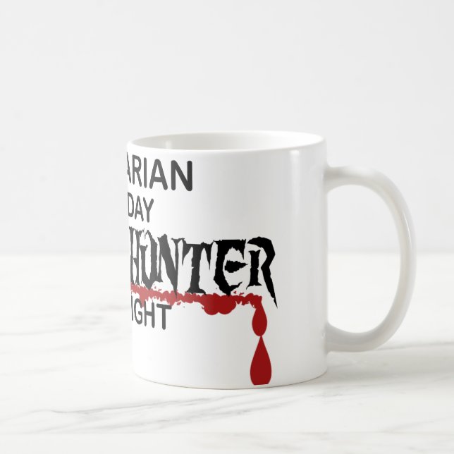 Librarian Zombie Hunter Coffee Mug (Right)