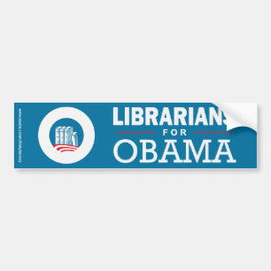 Librarians for Obama Bumper Sticker