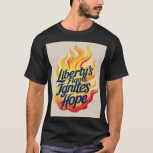 Librarty's flame ignites hope T-Shirt