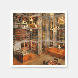 Library - A literary classic 1905 Napkin
