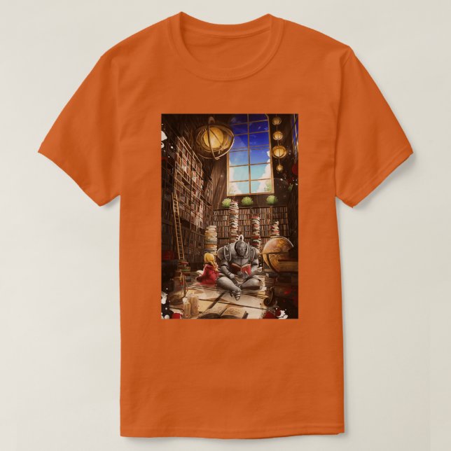 Library Alchemist Poster T-Shirt (Design Front)