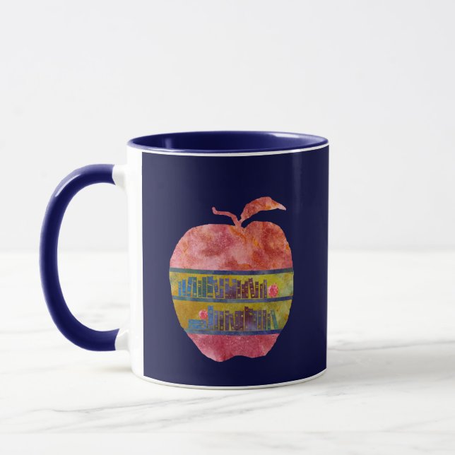 Library Apple Mug (Left)