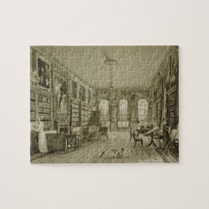 Library as Sitting Room, Cassiobury Park, c.1815, Jigsaw Puzzle
