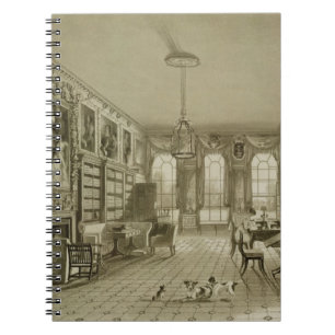 Library as Sitting Room, Cassiobury Park, c.1815, Spiral Notebook
