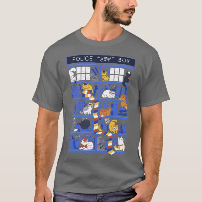 Library Bo Who vintage T-Shirt (Front)