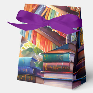 Library Books Favour Box