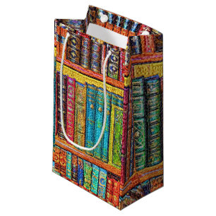 Library Books Small Gift Bag