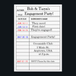 "Library Card" Engagement Party Invitations<br><div class="desc">"Library Card" Engagement Party Invitations for your engagement party! Ready for you to personalise!</div>