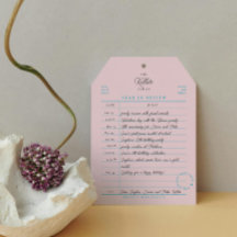 Library Card Year in Review Flat Holiday Card