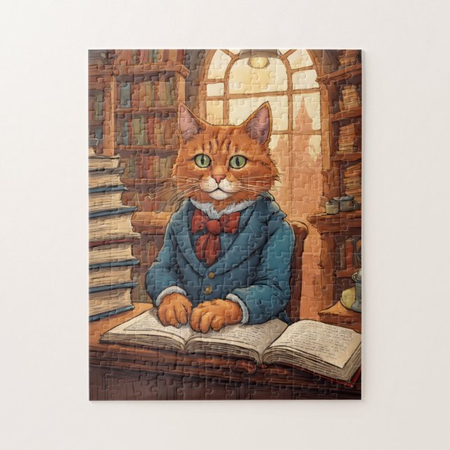 library cat #11 puzzle (Vertical)