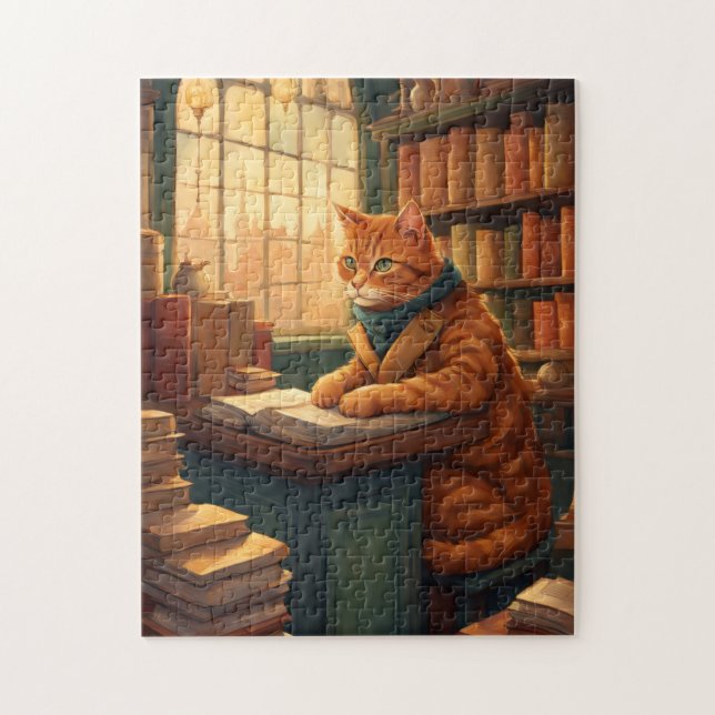 library cat #14 puzzle (Vertical)