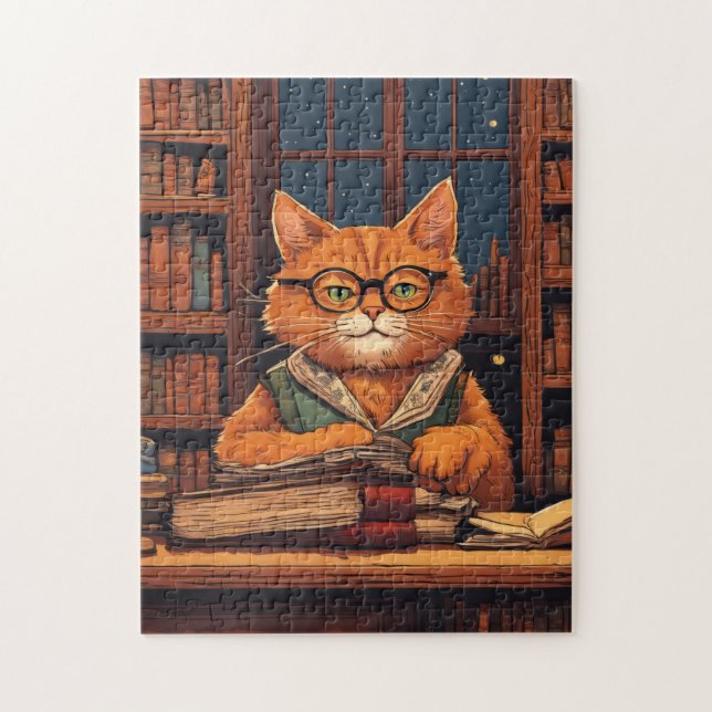library cat #21 puzzle (Vertical)