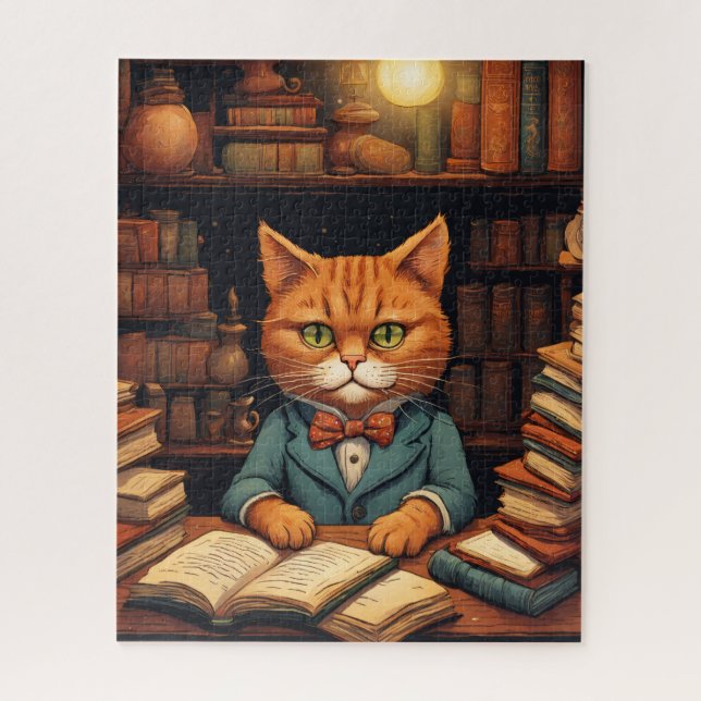 library cat #5 puzzle (Vertical)