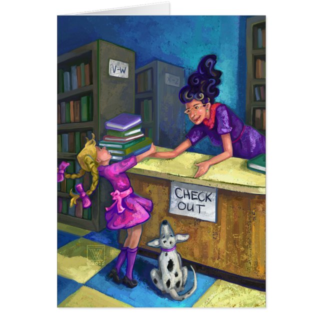 Library Check Out (Front)