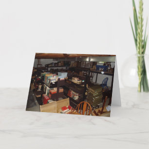 "Library Chruch Basement #2" Birthday Card