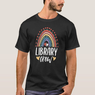 Library Crew Reading & Animal T-Shirt