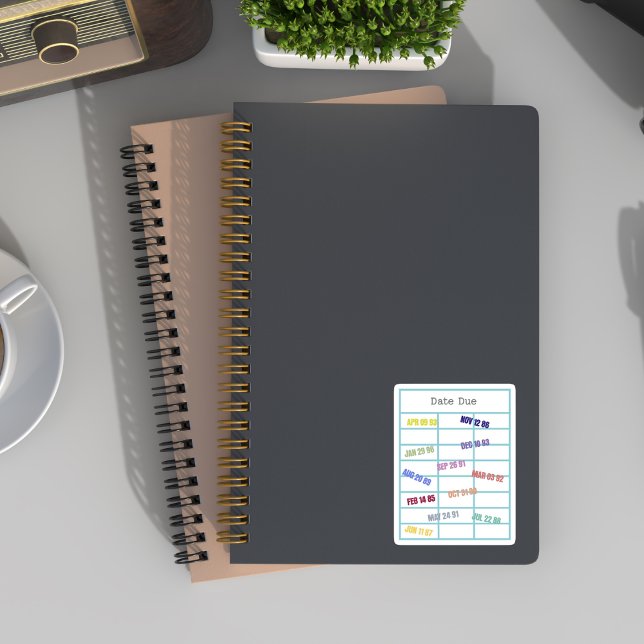 Library Date Due Card book Lover  (Creator Uploaded)