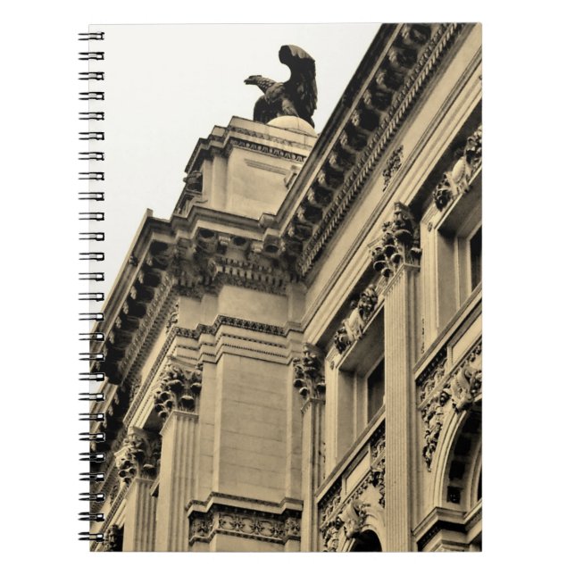 Library Dreams Spiral Notebook (Front)