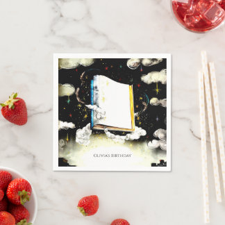 Library Fairytale Custom Storybook Birthday Napkin