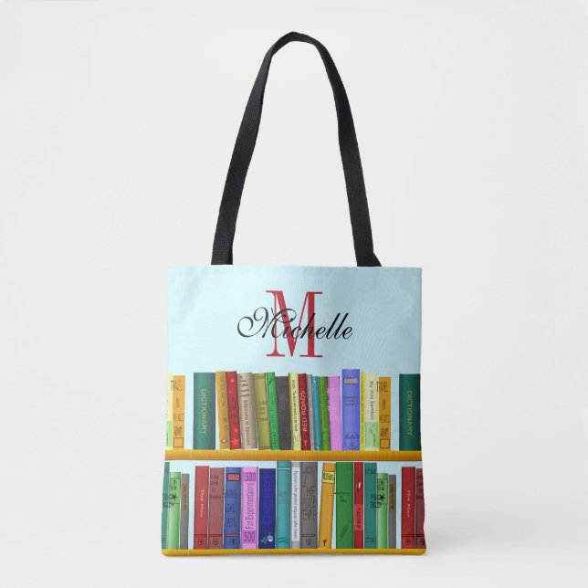 Library for genius. Books for clever students Tote Bag (Front)