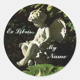 Library Garden Sprite "Ex Libris" Sticker