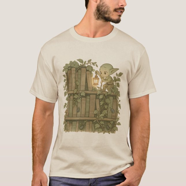Library Goblin T-Shirt (Front)