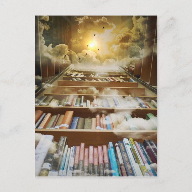 Library In the Sky Postcard (Front)