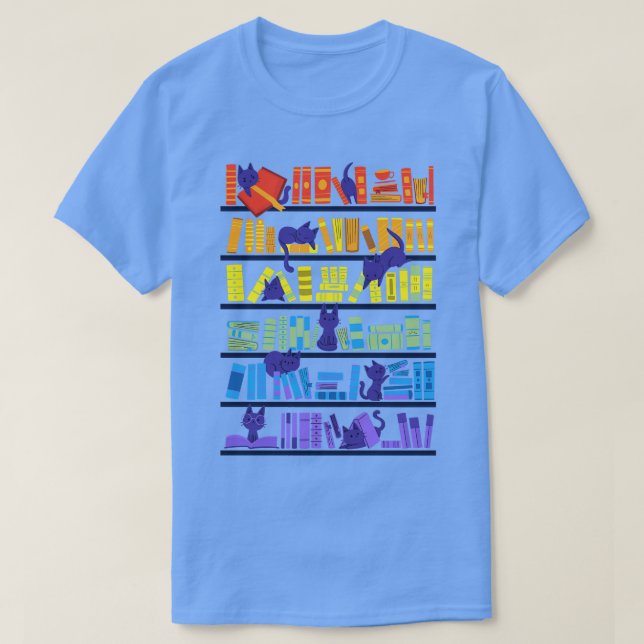 Library Kittens T-Shirt (Design Front)