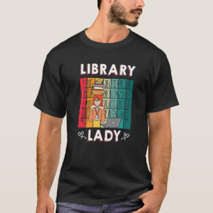 Library Lady U2013 Bookworm Book Librarian T-Shirt