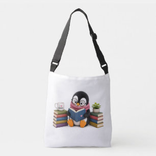 Library Lover Penguin Tote Bag