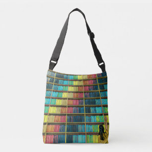Library Lovers Gift Crossbody Bag