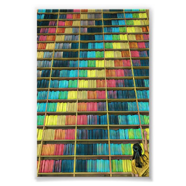 Library Lovers Gift Photo Print (Front)