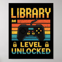Library Lovers Teachers Funny Video Game Ck To Sch