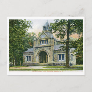 Library, Madison, New Jersey Vintage Postcard