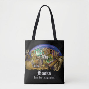 Library of Living Dreams Tote Bag